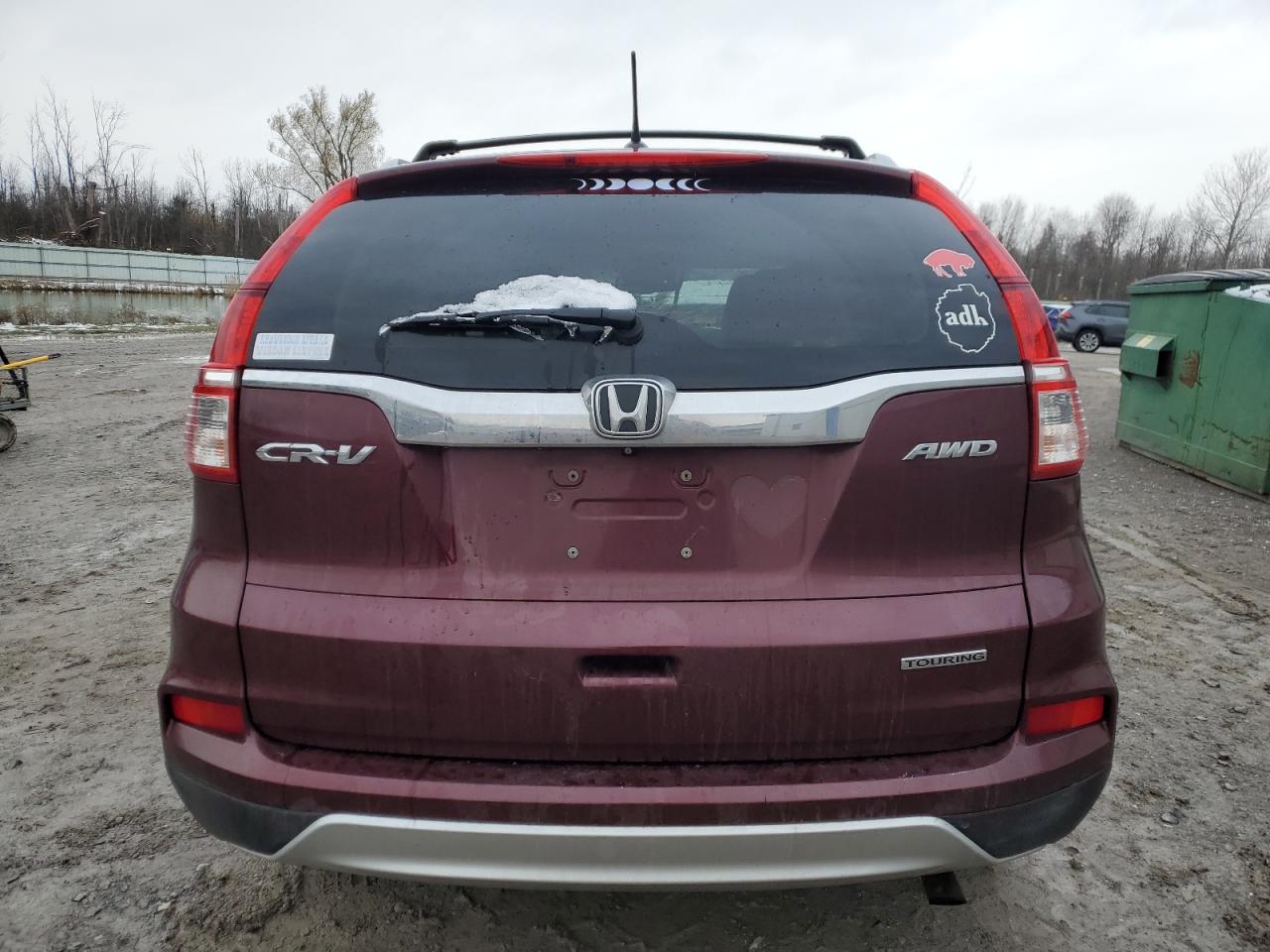 2015 Honda Cr-V Touring VIN: 5J6RM4H9XFL011451 Lot: 92493835