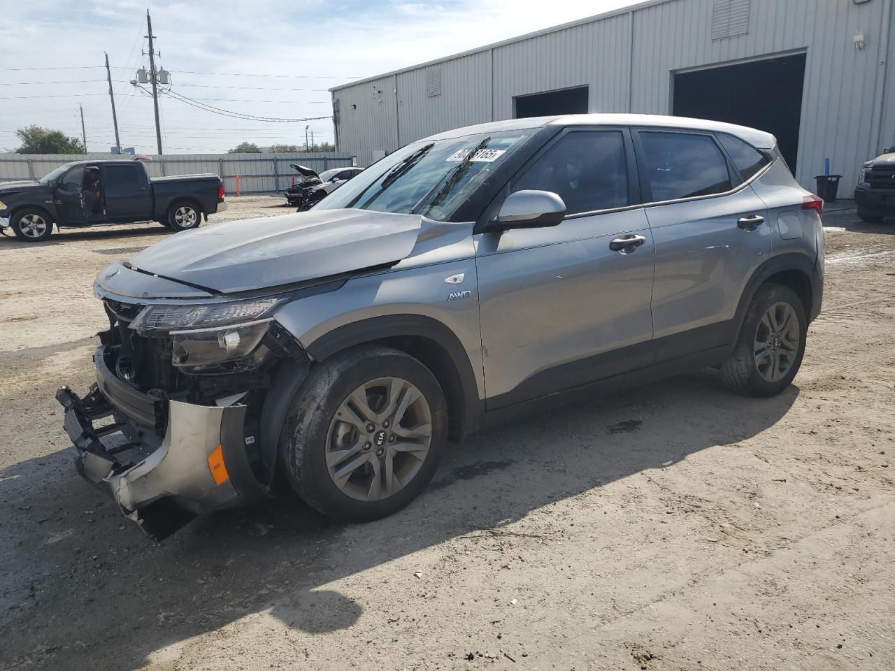 2021 Kia Seltos Lx VIN: KNDEPCAA1M7045245 Lot: 90368165