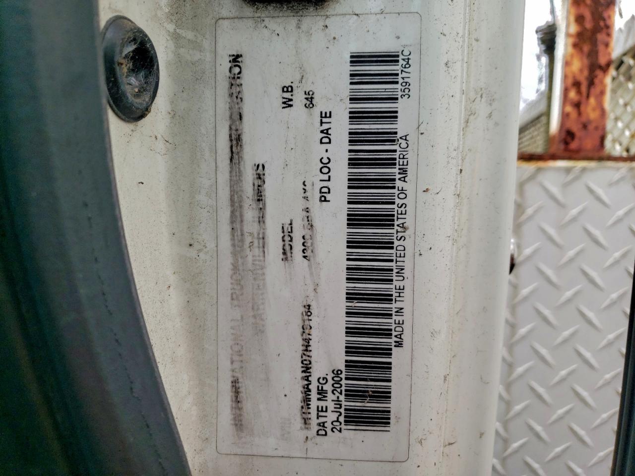 2007 International 4000 4300 VIN: 1HTMMAAN07H479184 Lot: 93268225