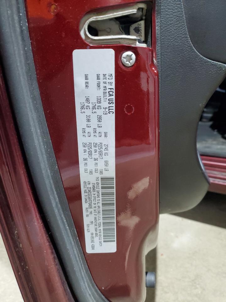 2019 Dodge Grand Caravan Gt VIN: 2C4RDGEG6KR764695 Lot: 92139205