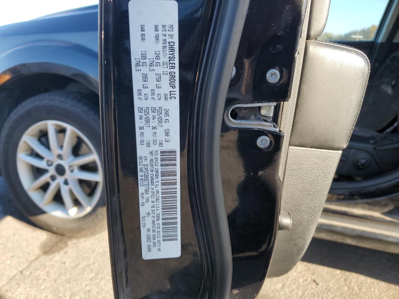 2013 Dodge Journey Sxt VIN: 3C4PDCBB9DT577864 Lot: 93328575