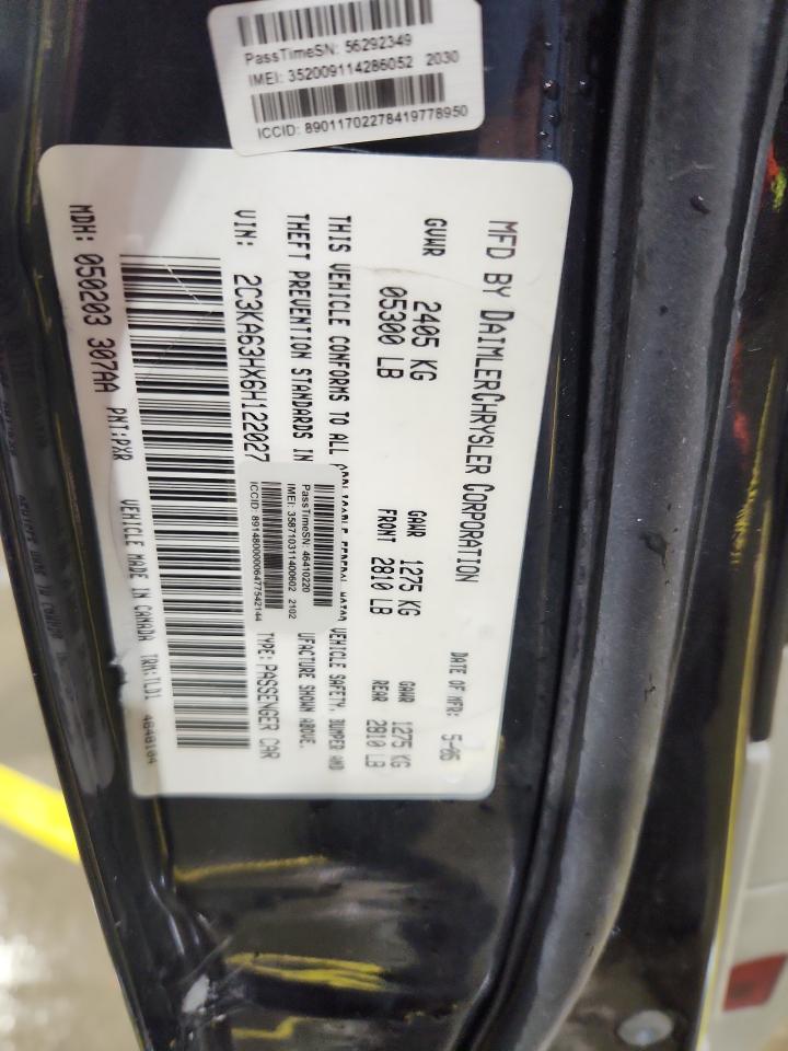 2006 Chrysler 300C VIN: 2C3KA63HX6H122027 Lot: 92014715