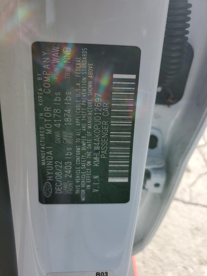 2023 Hyundai Elantra N VIN: KMHLW4AK0PU012697 Lot: 93060225