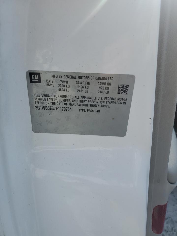 2015 Chevrolet Impala Limited Lt VIN: 2G1WB5E37F1170754 Lot: 93026775