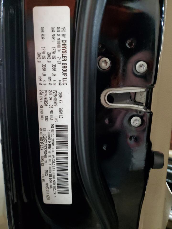 2013 Ram 1500 Slt VIN: 1C6RR7LT5DS718706 Lot: 91934375