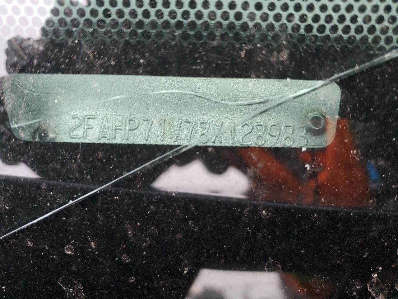 2008 Ford Crown Victoria Police Interceptor VIN: 2FAHP71V78X128983 Lot: 93366275