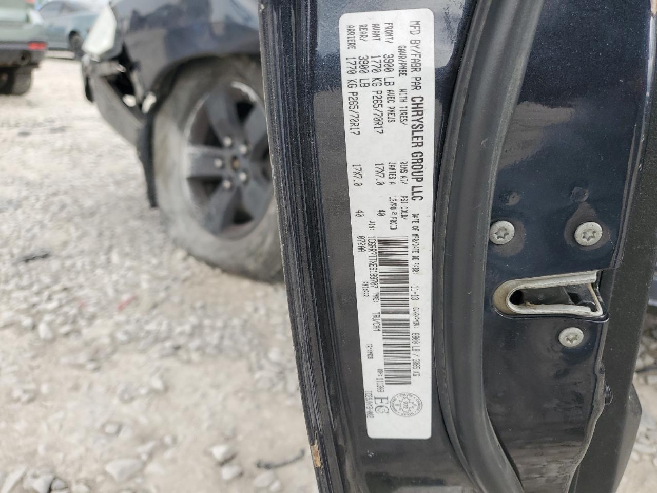 2014 Ram 1500 Slt VIN: 1C6RR7TTXES189707 Lot: 92871615