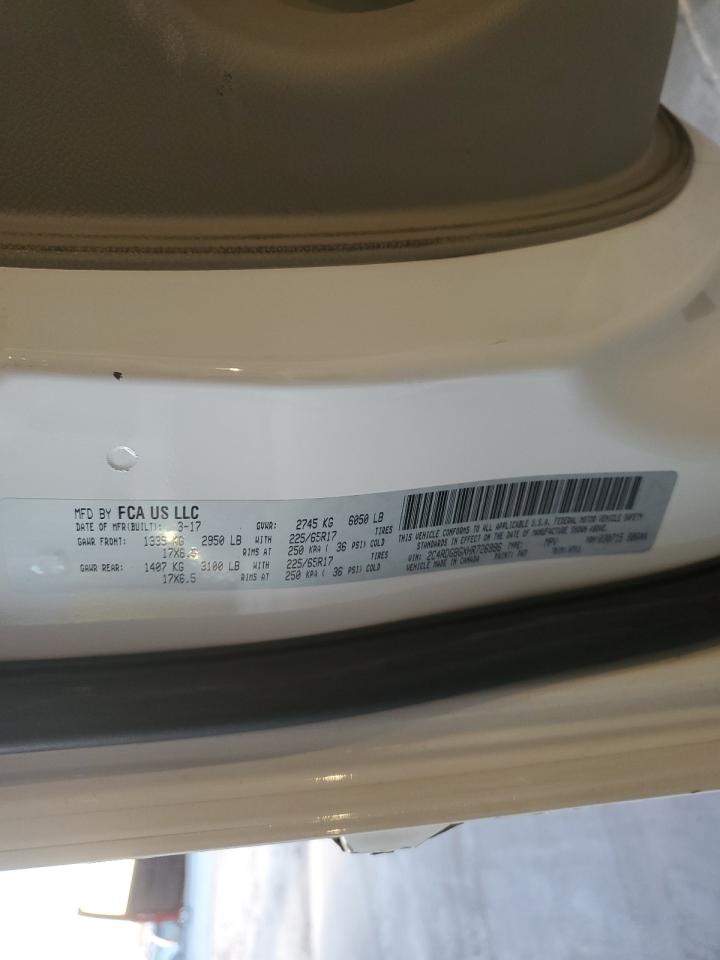 2017 Dodge Grand Caravan Se VIN: 2C4RDGBGXHR726996 Lot: 91228405