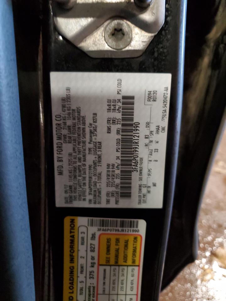 2018 Ford Fusion Se VIN: 3FA6P0T99JR121990 Lot: 91049385