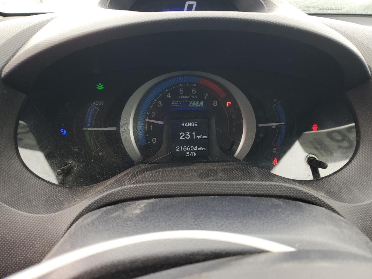 2010 Honda Insight Ex VIN: JHMZE2H77AS009465 Lot: 92197905