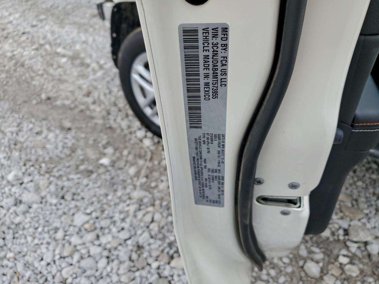 2021 Jeep Compass Sport VIN: 3C4NJDAB4MT573955 Lot: 93743545