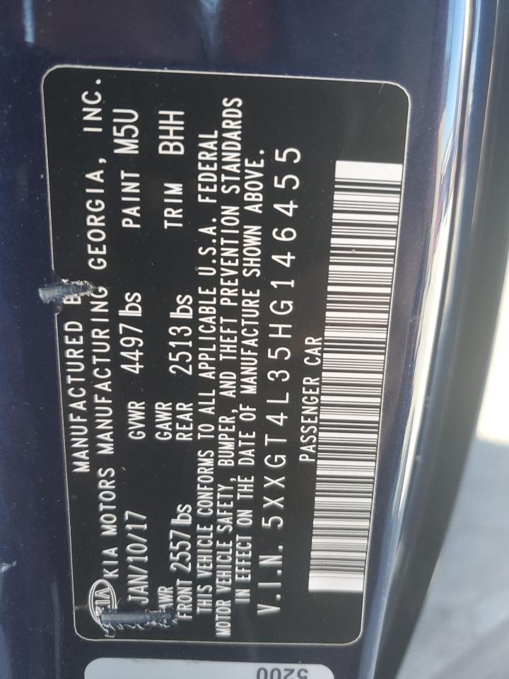 2017 Kia Optima Lx VIN: 5XXGT4L35HG146455 Lot: 91597345