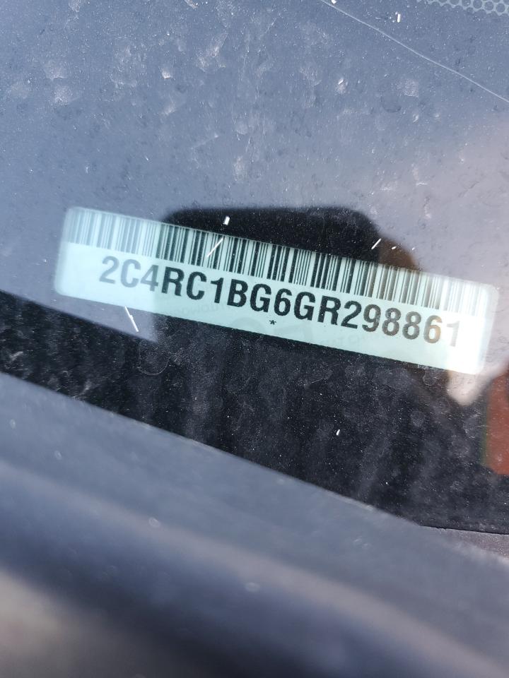 2016 Chrysler Town & Country Touring VIN: 2C4RC1BG6GR298861 Lot: 91295105