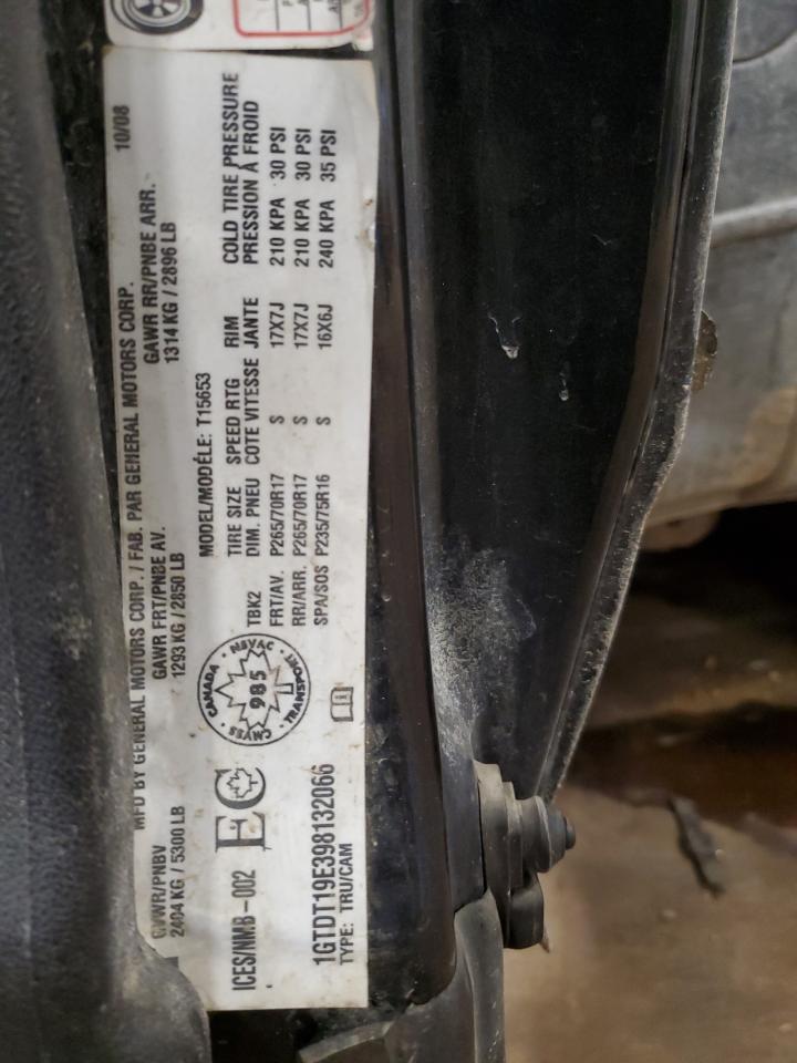 2009 GMC Canyon VIN: 1GTDT19E398132066 Lot: 91104705