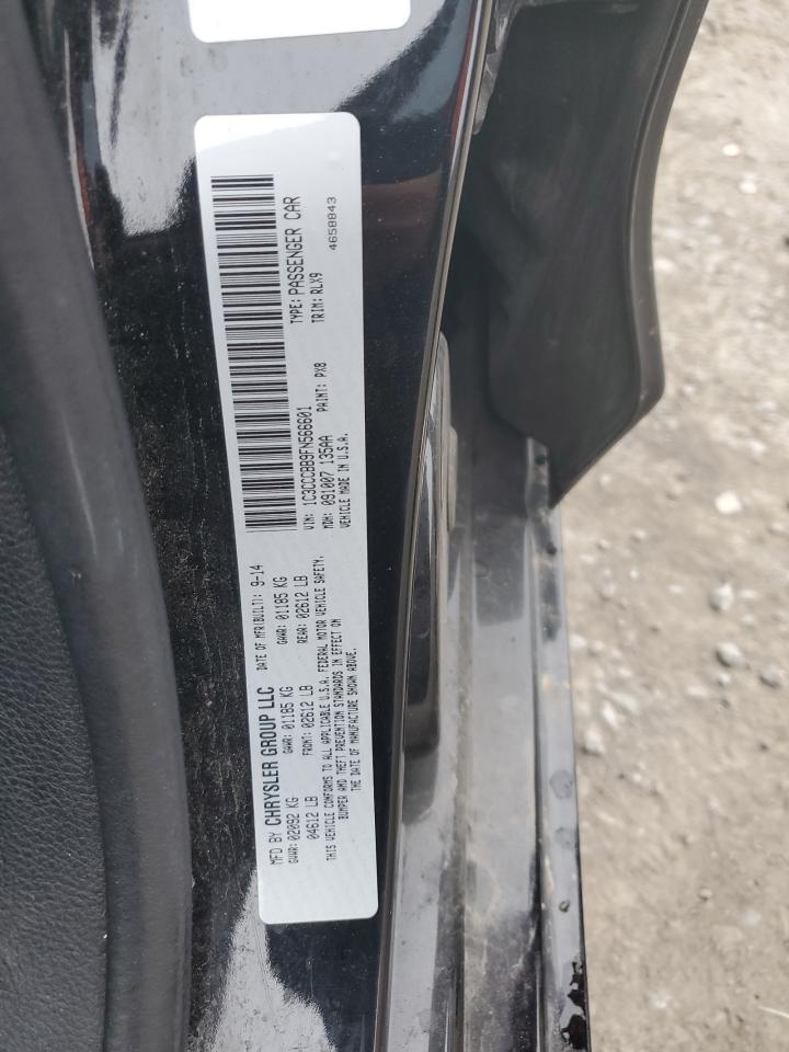 2015 Chrysler 200 S VIN: 1C3CCCBB9FN566601 Lot: 93130795