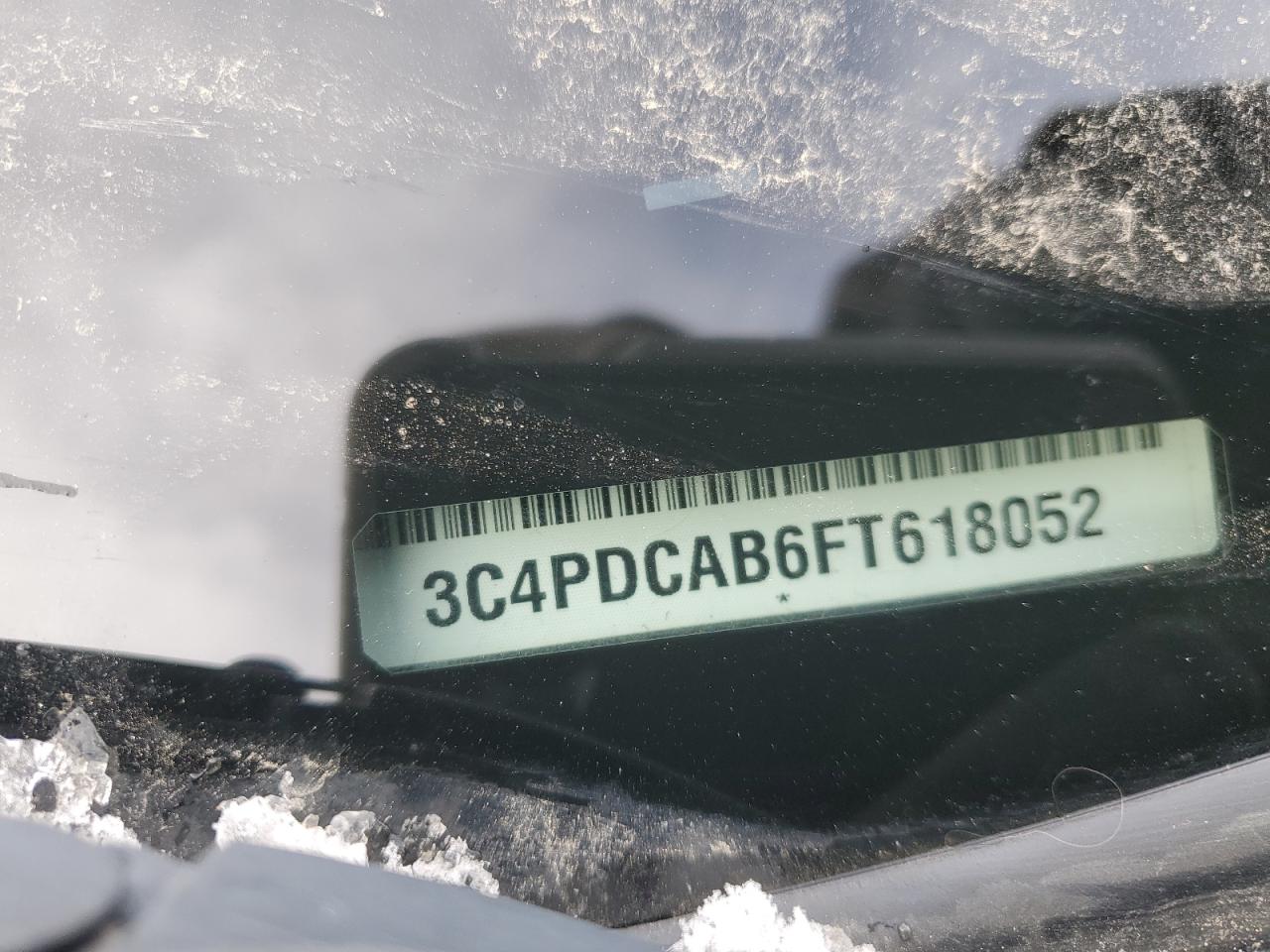 2015 Dodge Journey Se VIN: 3C4PDCAB6FT618052 Lot: 91607365