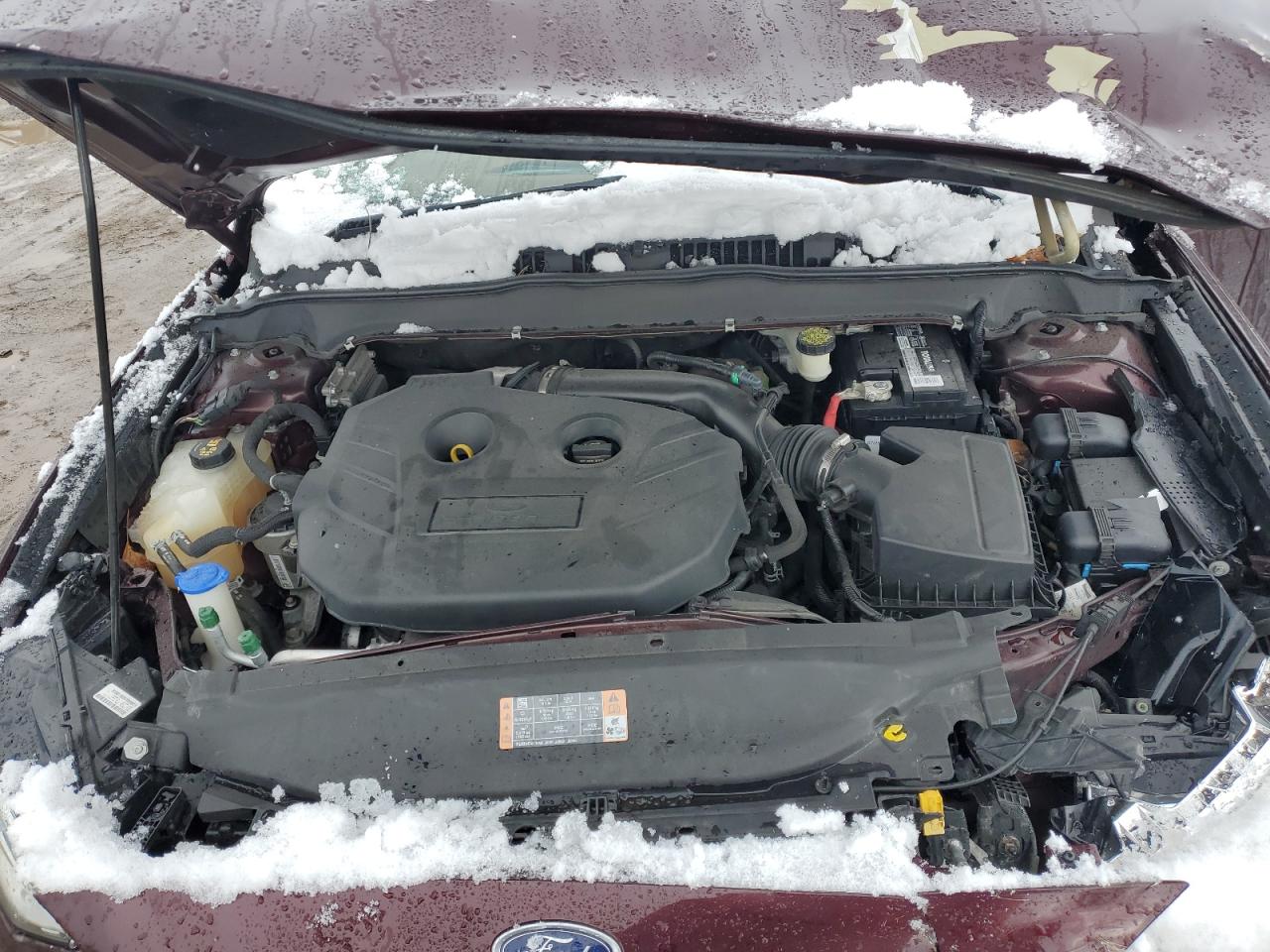 2017 Ford Fusion Titanium VIN: 3FA6P0K94HR129166 Lot: 91979445