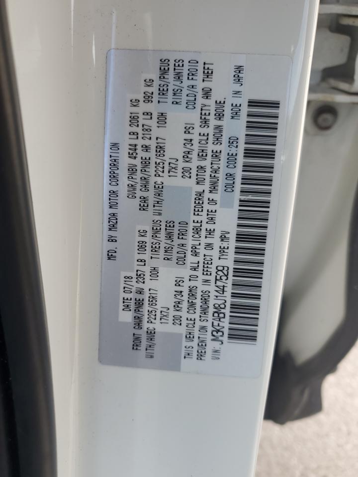 2018 Mazda Cx-5 Sport VIN: JM3KFABM8J1447529 Lot: 91343575