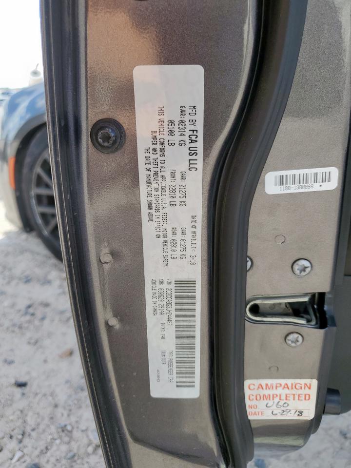 2018 Chrysler 300 S VIN: 2C3CCABG3JH244487 Lot: 92891265