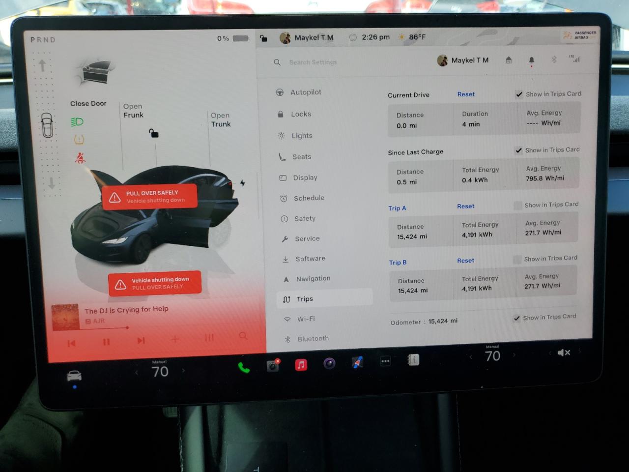 2025 Tesla Model 3 VIN: 5YJ3E1EA1SF951866 Lot: 90042135