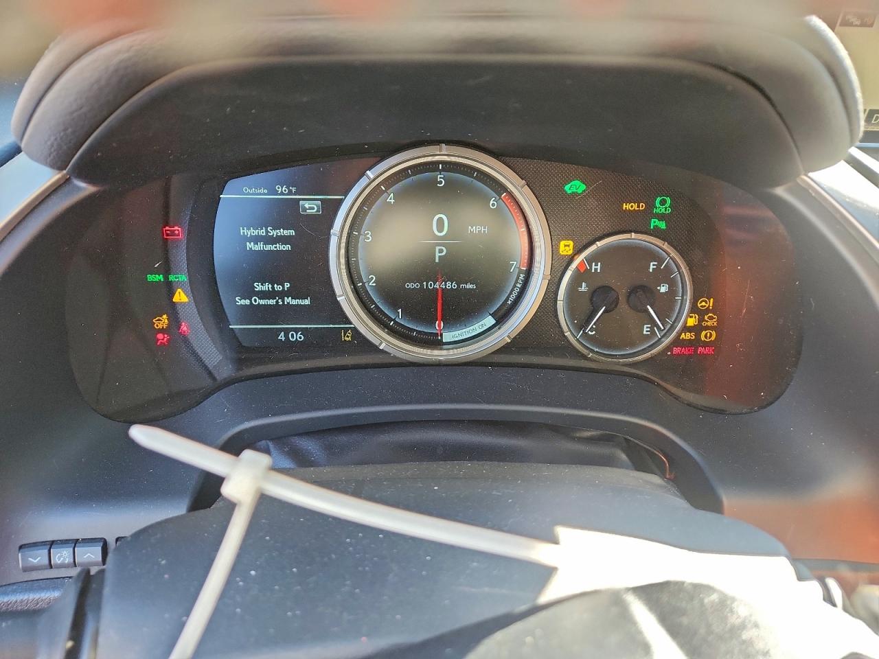 2019 Lexus Rx 450H Base VIN: 2T2BGMCAXKC034452 Lot: 94186615