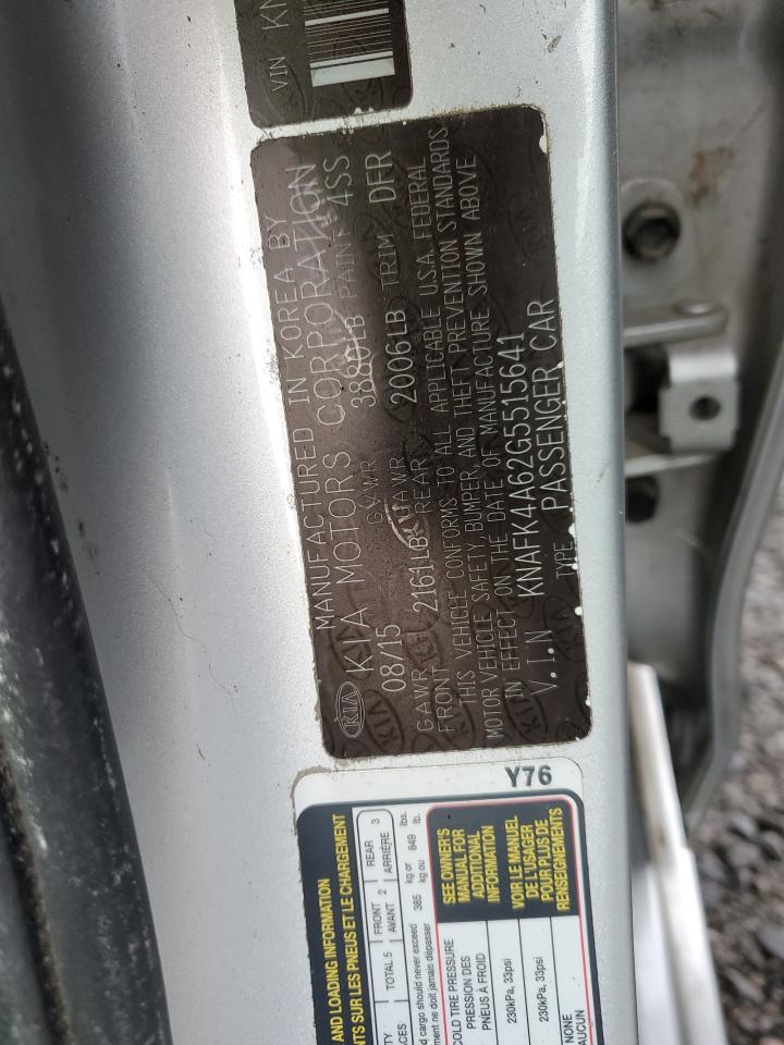 2016 Kia Forte Lx VIN: KNAFK4A62G5515641 Lot: 93131255