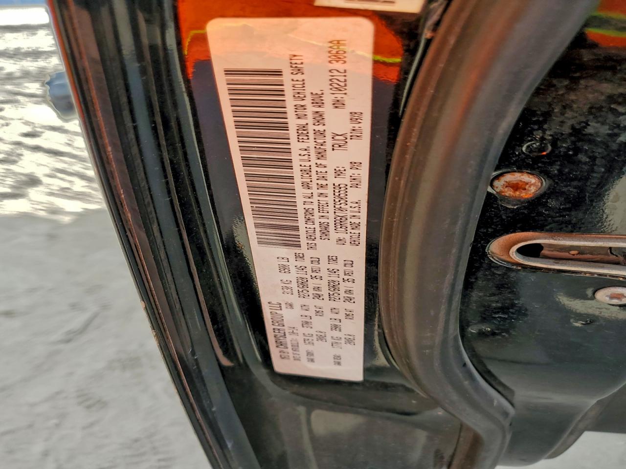 2015 Ram 1500 St VIN: 1C6RR6KT0FS505595 Lot: 90941915