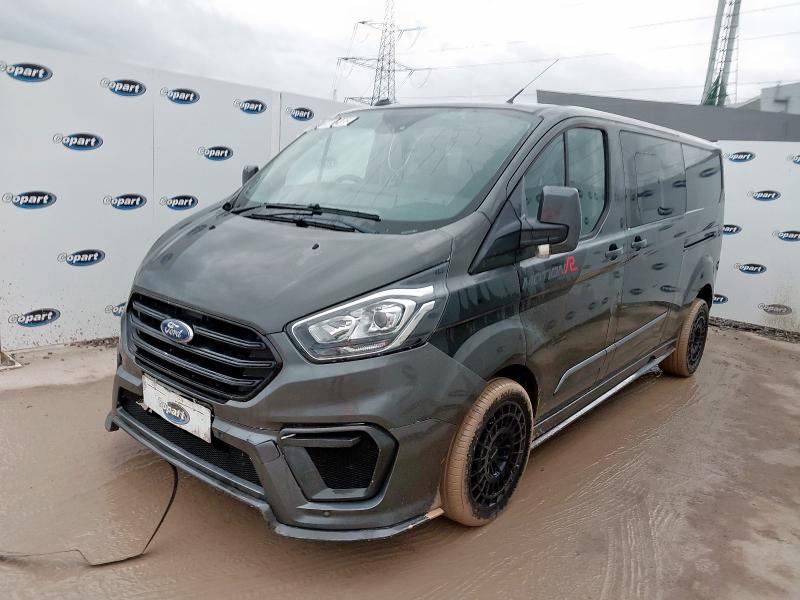 2023 FORD TRANSIT CUSTOM 2.0 ECOBLUE 170PS LOW ROOF D/CAB LIMITED VAN AUTO for sale at Copart BRISTOL