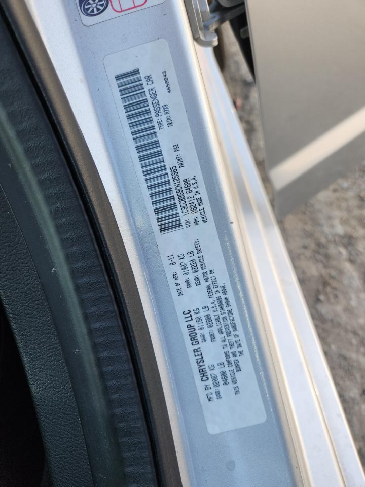 2012 Chrysler 200 Touring VIN: 1C3CCBBG8CN125365 Lot: 92858925