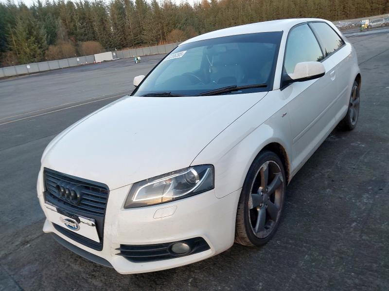 2011 AUDI A3 2.0 TFSI BLACK EDITION 3DR for sale at Copart WHITBURN