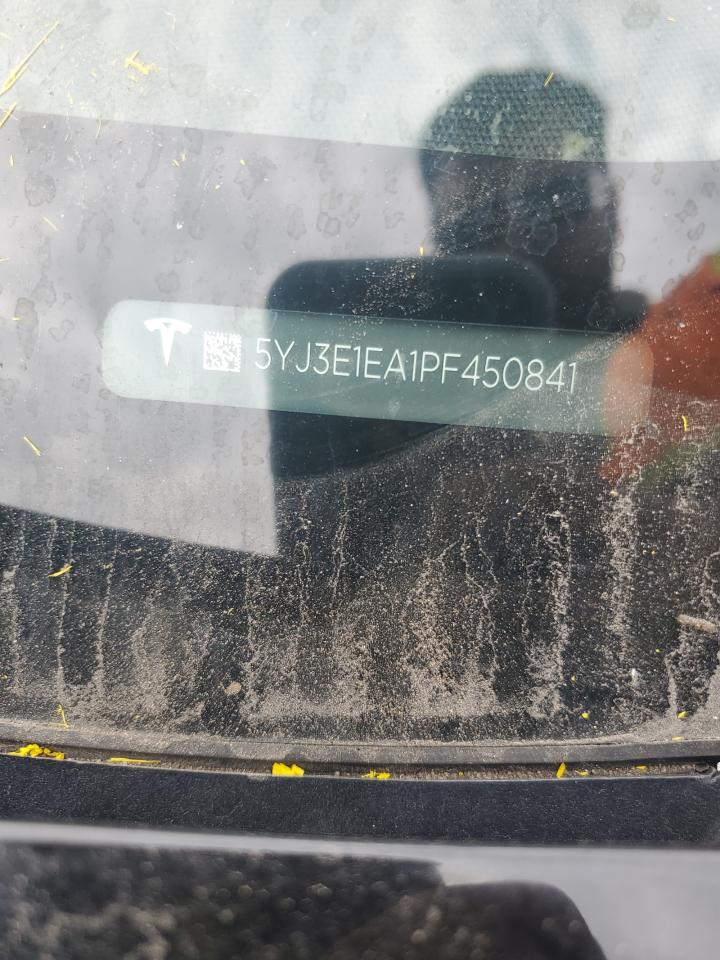 2023 Tesla Model 3 VIN: 5YJ3E1EA1PF450841 Lot: 92512355
