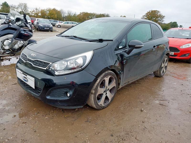 2014 KIA RIO 1.4 CRDI 3 ECODYNAMICS 3DR for sale at Copart COLCHESTER