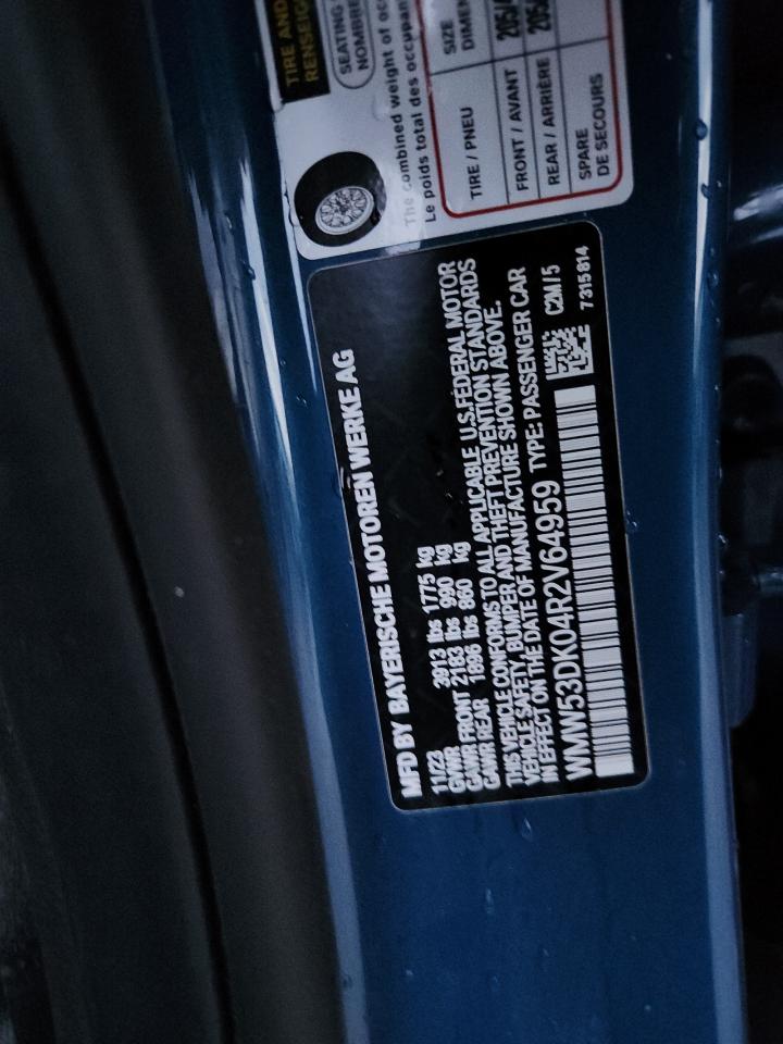 2024 Mini Cooper S VIN: WMW53DK04R2V64959 Lot: 93723825