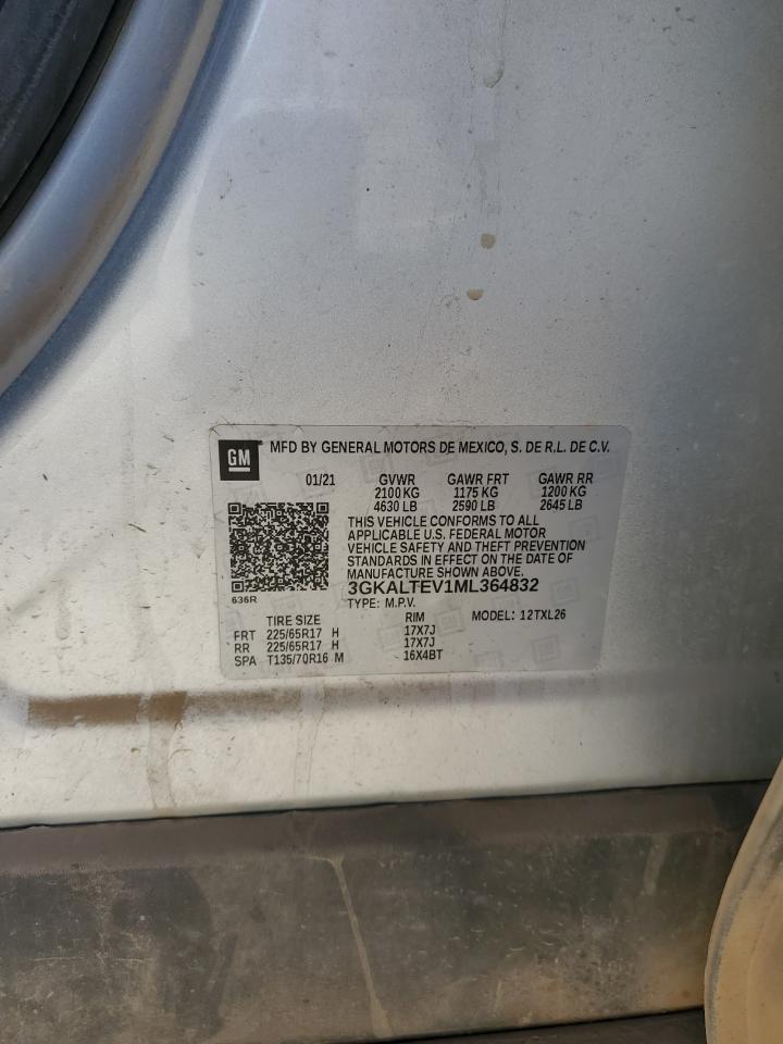 2021 GMC Terrain Sle VIN: 3GKALTEV1ML364832 Lot: 90928575