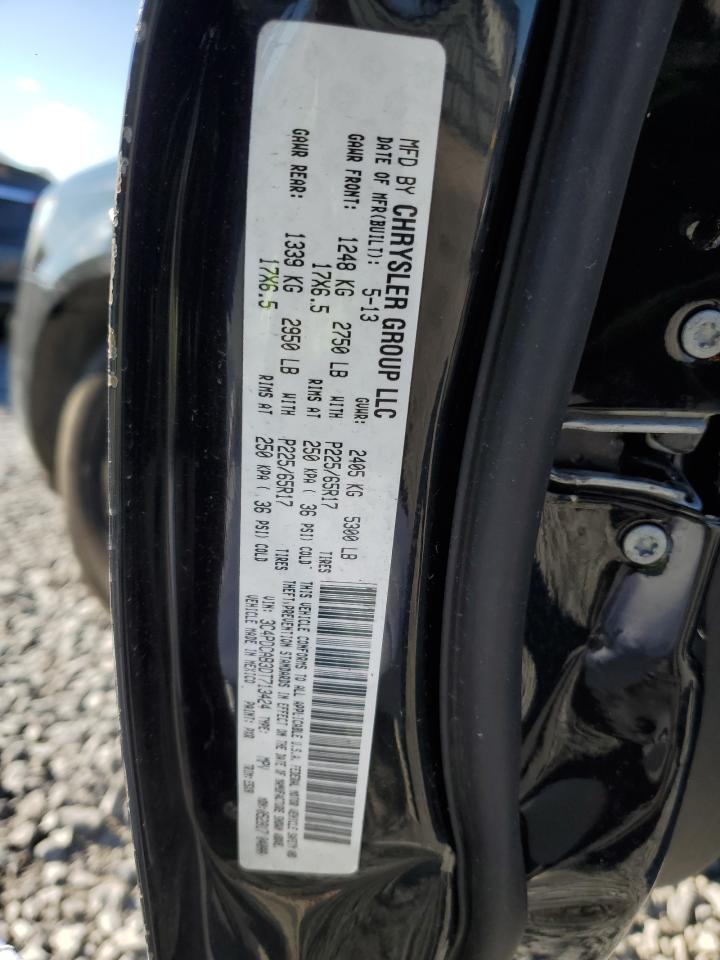 2013 Dodge Journey Se VIN: 3C4PDCAB3DT713424 Lot: 91173735