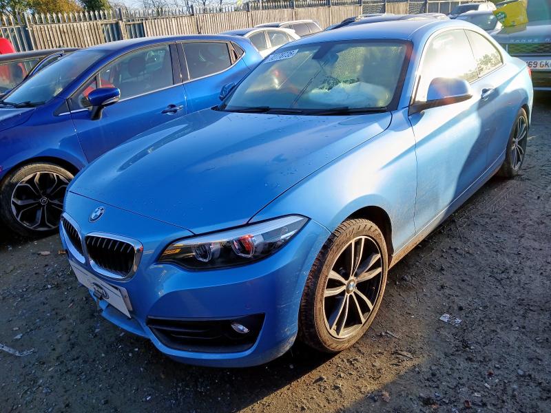 2017 BMW 2 SERIES 218D SPORT 2DR STEP AUTO [NAV] for sale at Copart WOLVERHAMPTON