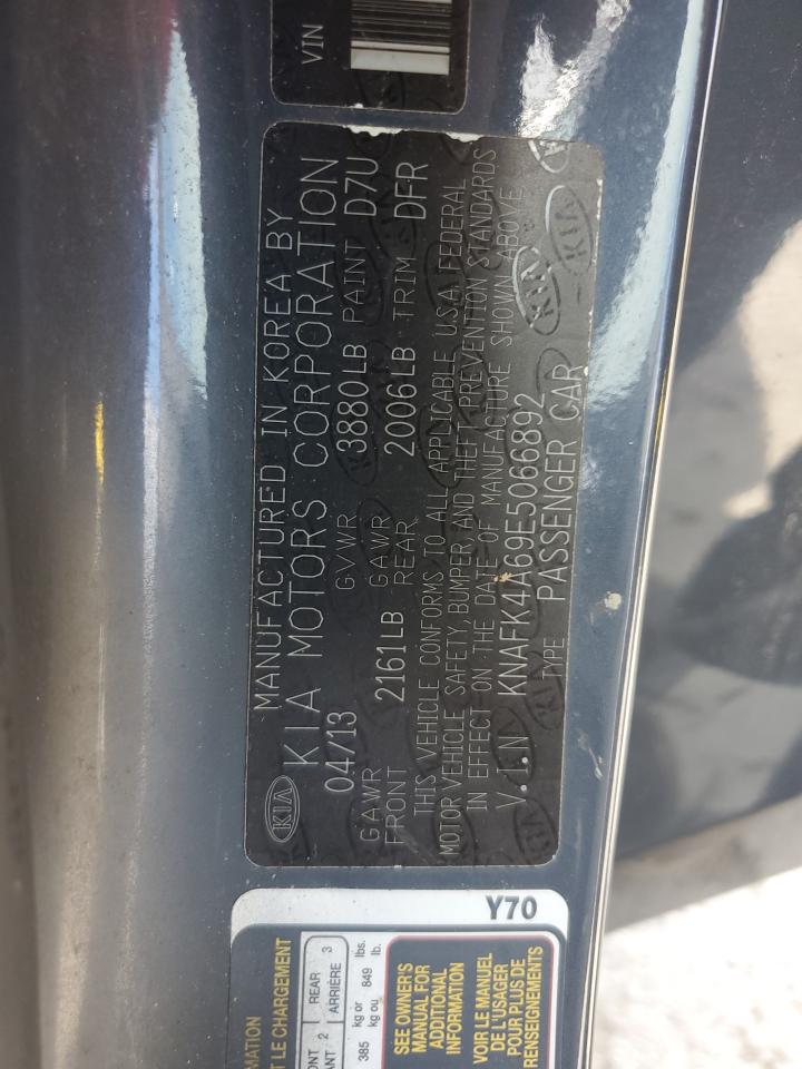 2014 Kia Forte Lx VIN: KNAFK4A69E5066892 Lot: 90791405