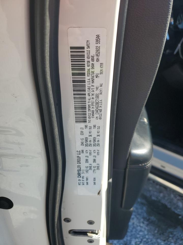 2011 Dodge Durango Crew VIN: 1D4RD4GG9BC716891 Lot: 91158095