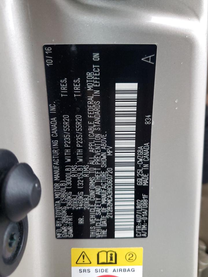 2017 Lexus Rx 350 Base VIN: 2T2BZMCA3HC060720 Lot: 92081825