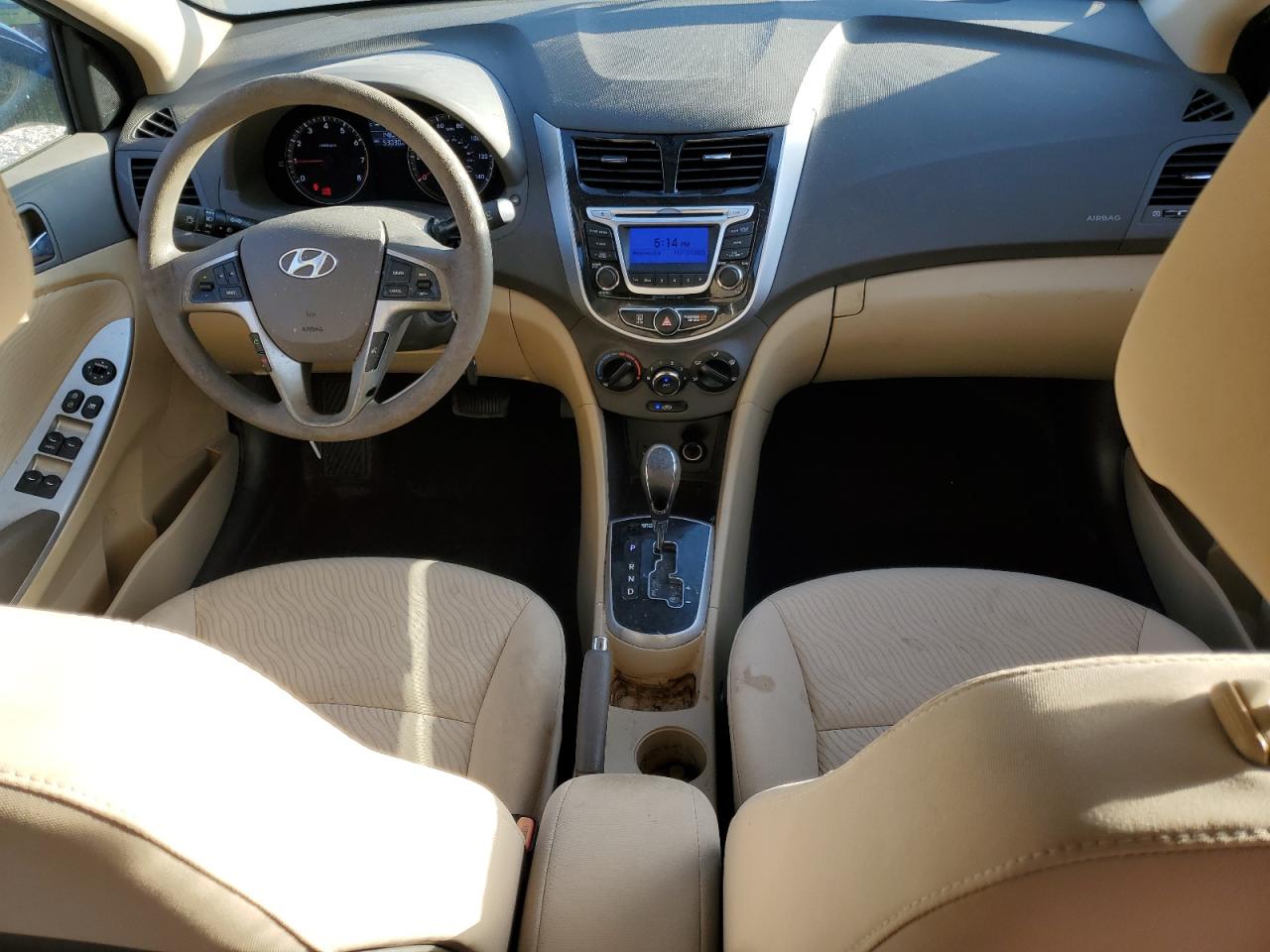 2014 Hyundai Accent Gls VIN: KMHCU4AE5EU737015 Lot: 91290685