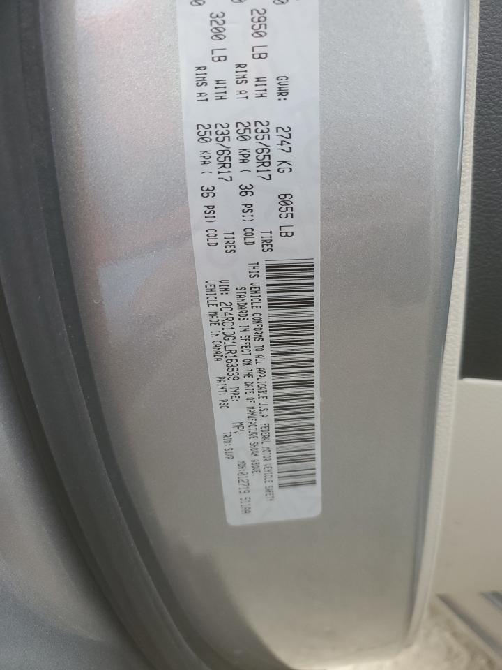 2020 Chrysler Voyager Lxi VIN: 2C4RC1DG1LR163939 Lot: 92632435