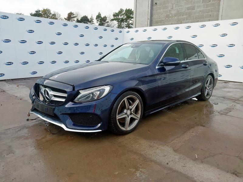 2016 MERCEDES-BENZ C CLASS C220D AMG LINE 4DR for sale at Copart WOLVERHAMPTON
