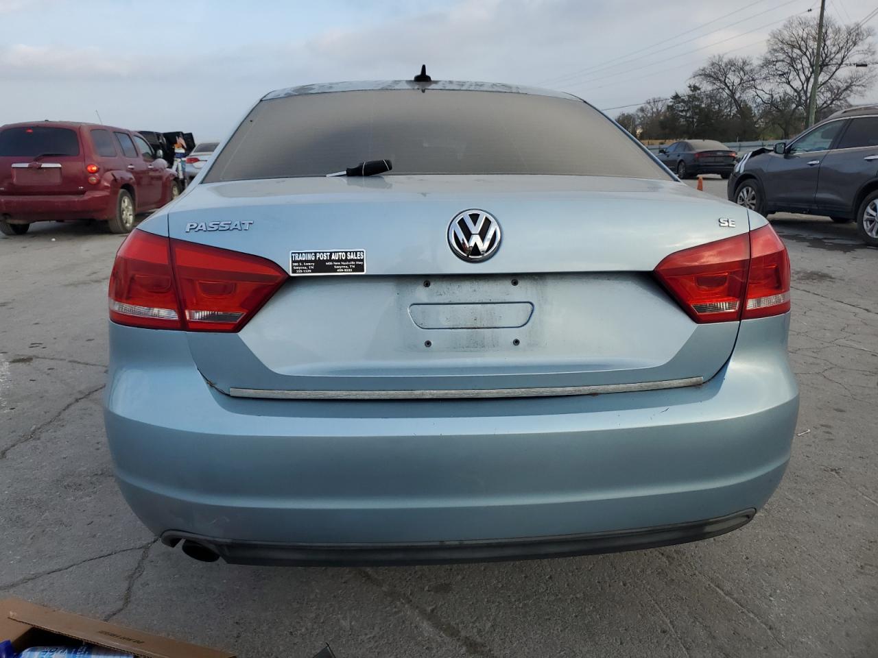 2013 Volkswagen Passat Se VIN: 1VWBH7A38DC054795 Lot: 93626795