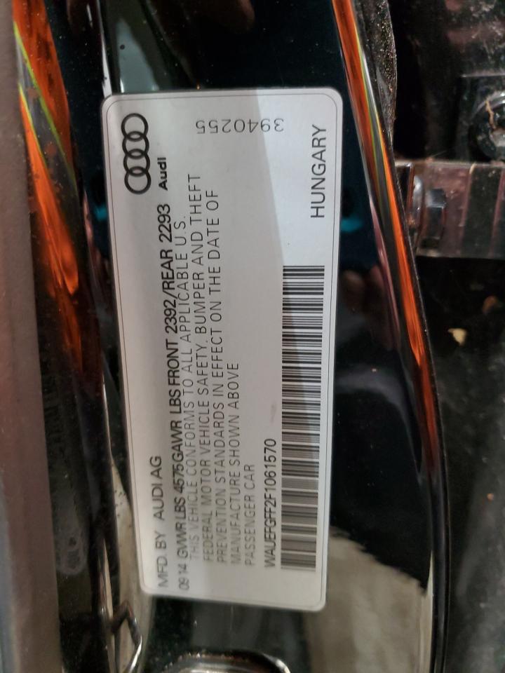 2015 Audi A3 Premium Plus VIN: WAUEFGFF2F1061570 Lot: 93268105