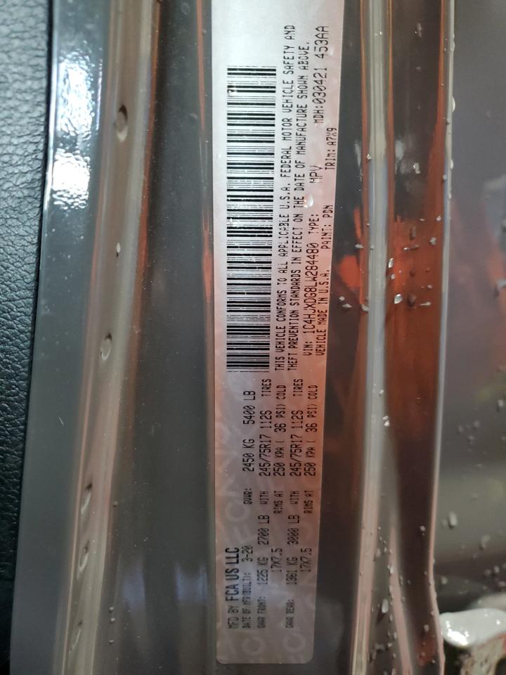 2020 Jeep Wrangler Unlimited Sport VIN: 1C4HJXDG8LW284480 Lot: 89694585