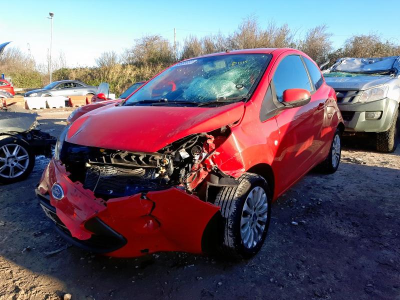 2013 FORD KA 1.2 ZETEC 3DR [START STOP] for sale at Copart BRISTOL