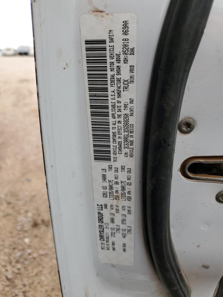 2013 Ram 3500 Flatbed Truck VIN: 3C63RRGL3DG568260 Lot: 91117825