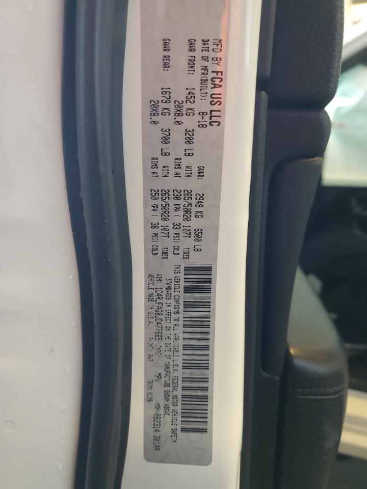 2018 Jeep Grand Cherokee Laredo VIN: 1C4RJFAG8JC477665 Lot: 92317295