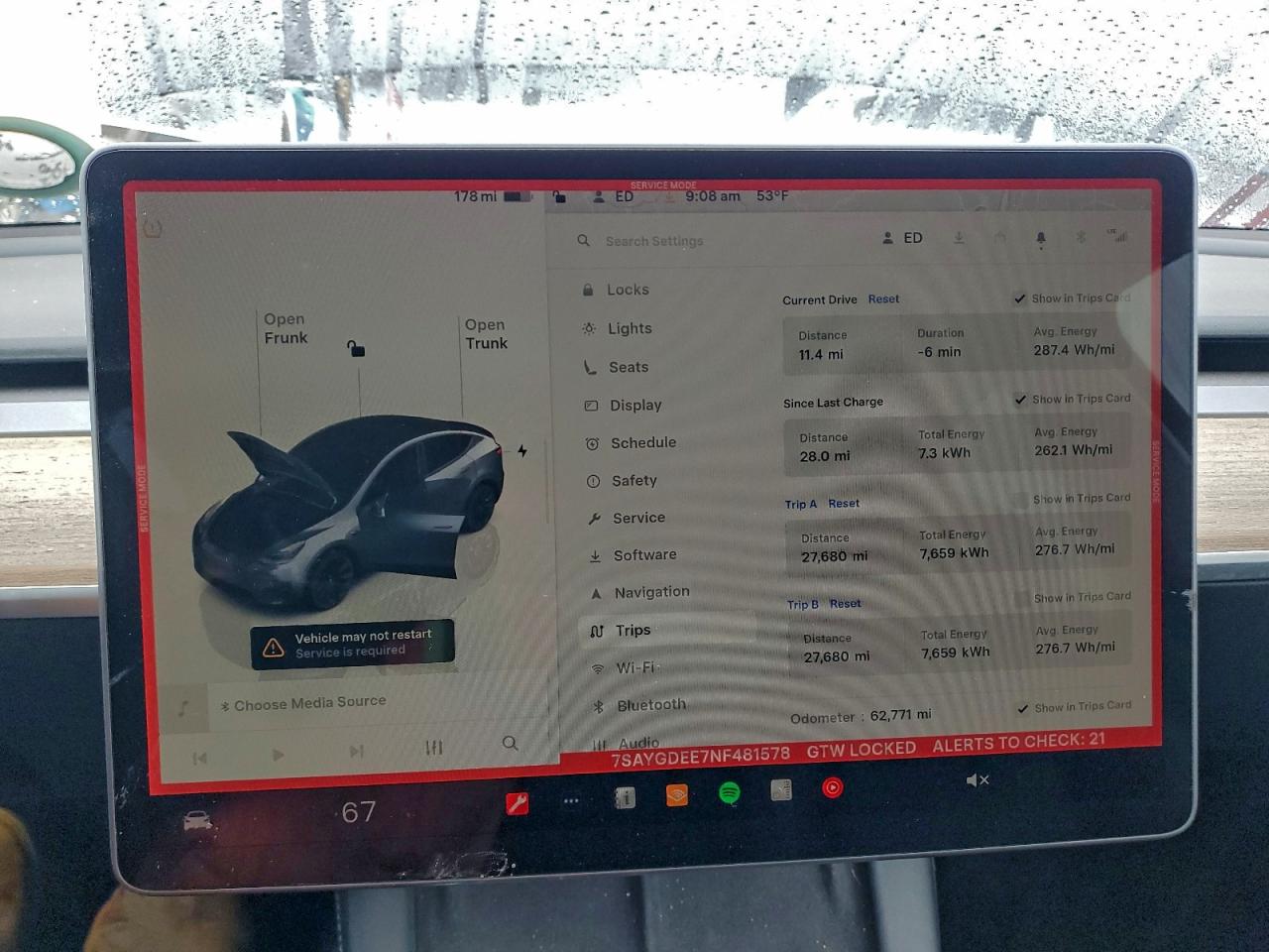 2022 Tesla Model Y VIN: 7SAYGDEE7NF481578 Lot: 93146145