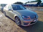 2011 MERCEDES-BENZ C CLASS C250 CDI BLUEEFFICIENCY SPORT 4DR for sale at Copart WISBECH
